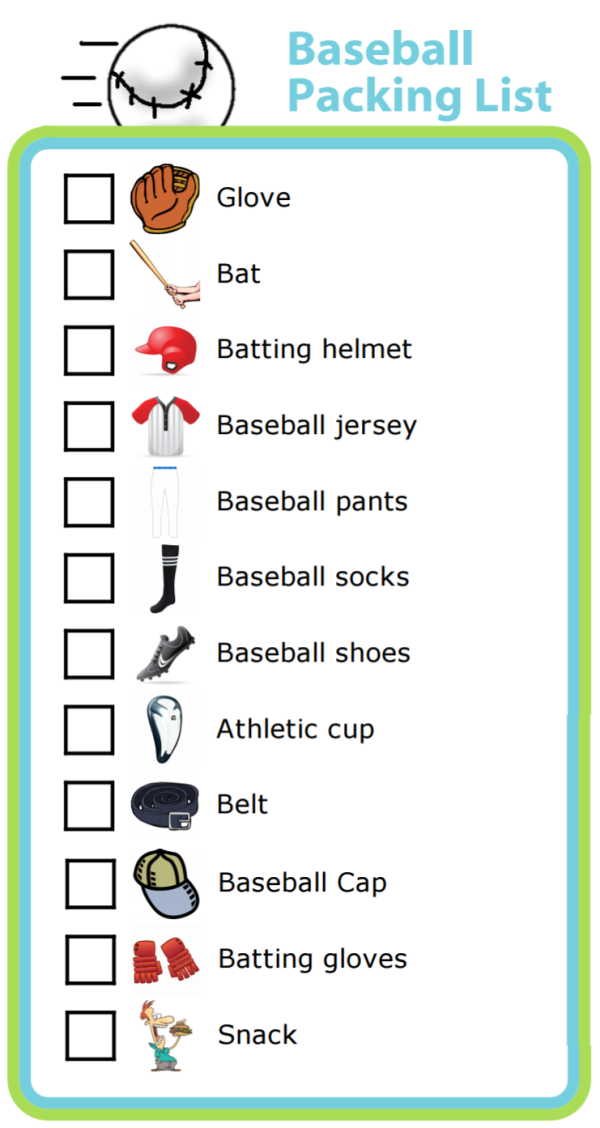 Baseball Equipment Checklist with Pictures: Everything You Need to Get Started