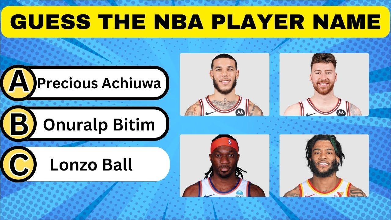 Name the NBA Player: Guess, Learn, and Compete Today
