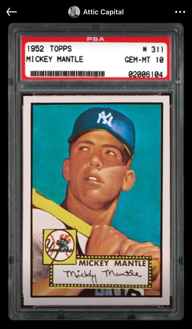 Discover the $50 Million PSA 10 Mickey Mantle in Marshall Fogel’s Collection