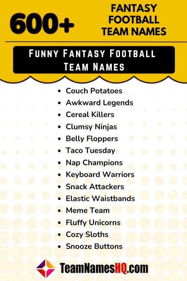 Funny Fantasy Football Name Generator: Create Unique Team Names