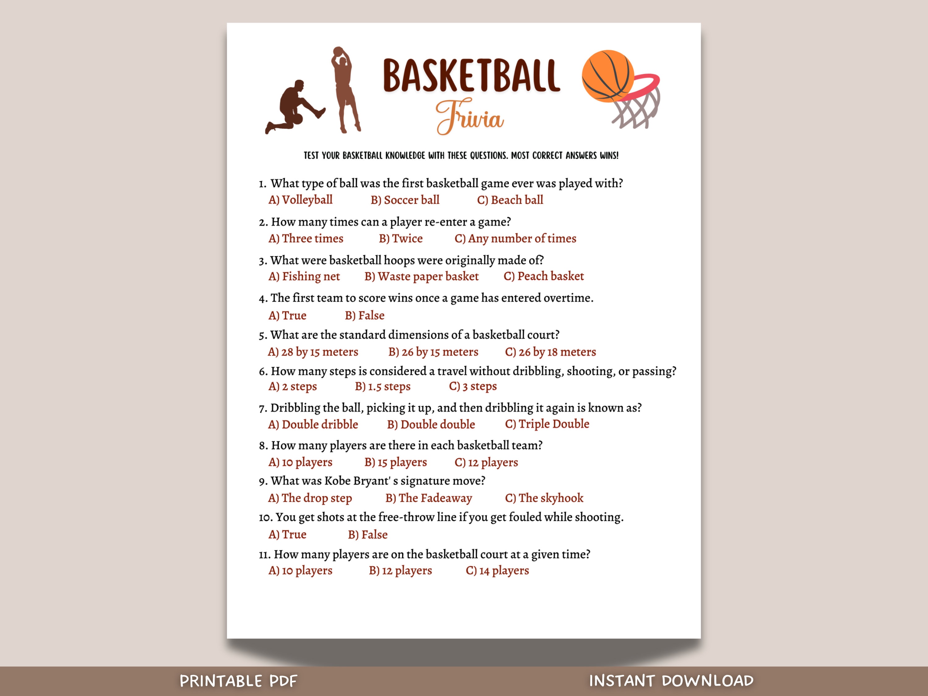 Basketball Trivia 9: Prove Youre a True Fan with These Exciting Quizzes