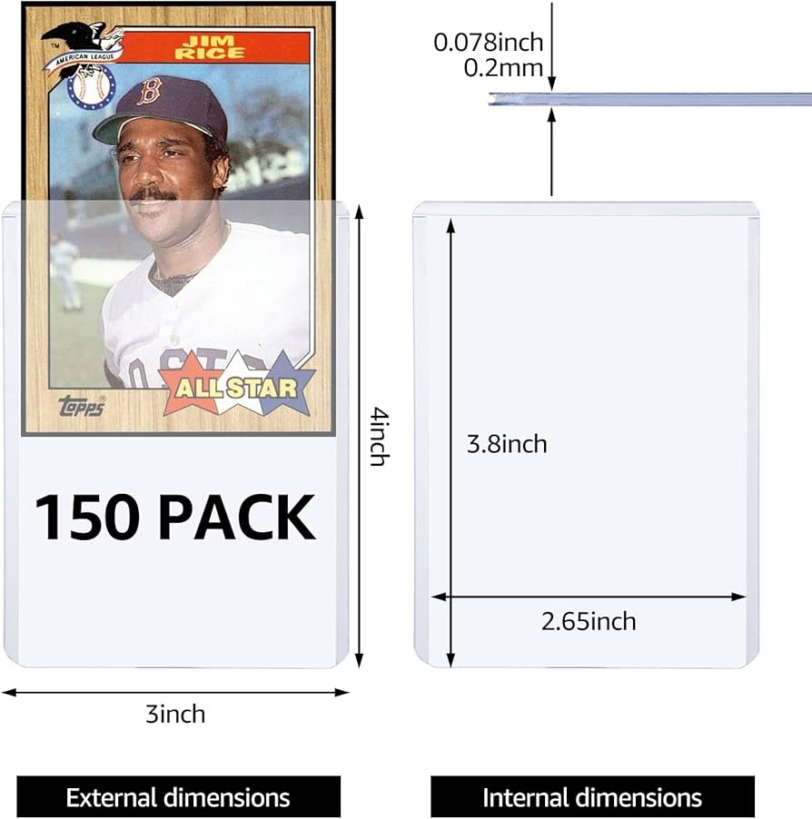 Standard Baseball Card Size in Inches: What You Need to Know