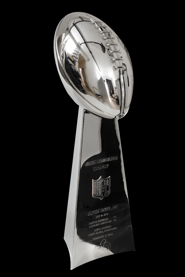 Authentic 49ers Super Bowl Trophy Replica – Handcrafted Vince Lombardi Collectible