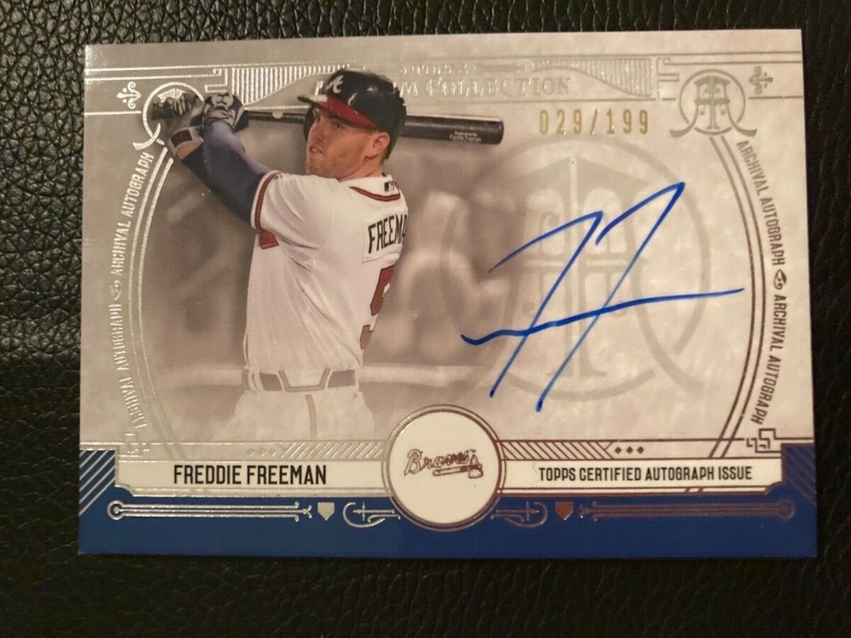 Freddie Freeman Auto: Collectible Autographed Memorabilia for Fans