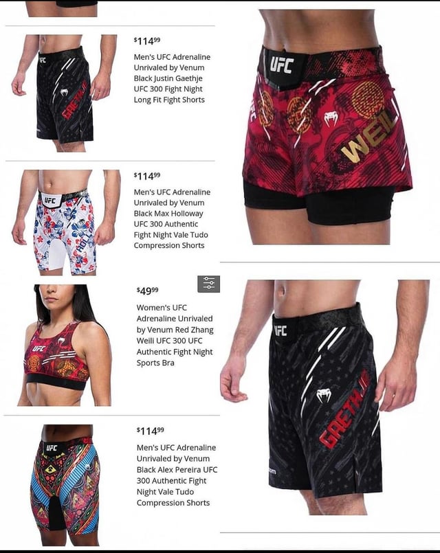 Design Your Own UFC Venum Shorts – Customizable Fit and Style for Every Fighter