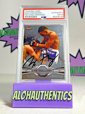 Max Holloway 2013 Topps Rookie Card – Signed, Authentic & Limited Edition