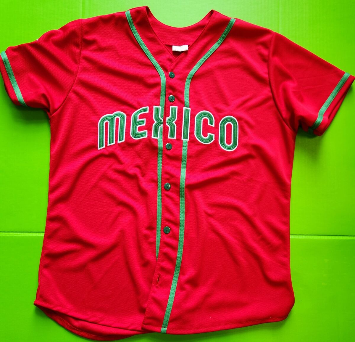 Red Mexico Baseball Jersey - Authentic Nike & Retro Styles Available