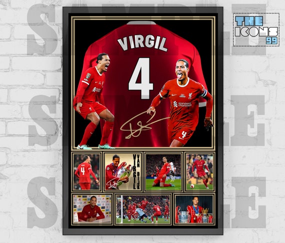Top Virgil Van Dijk Gifts: Custom T-Shirts, Wall Art & Soccer Memorabilia