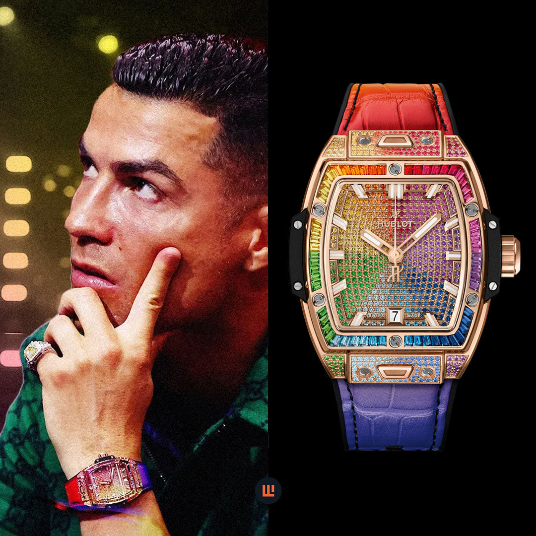 Cristiano Ronaldos Hublot Masterpiece: A Look at the $93,000 King Gold Rainbow Watch