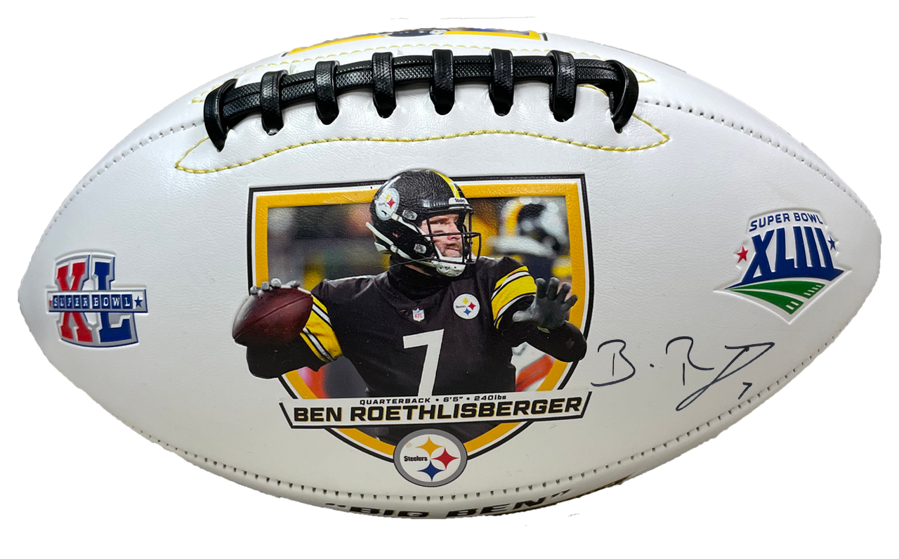 Ben Roethlisberger Autographed Footballs for Sale - Limited Edition & Certified