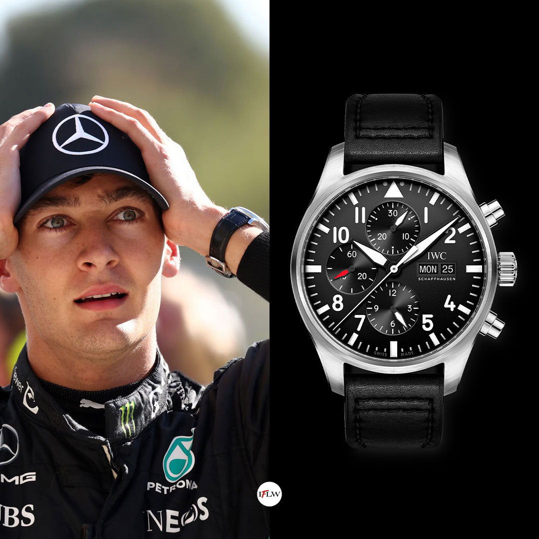 Explore George Russells Favorite Watches: IWC, Montblanc & Luxury Timepieces