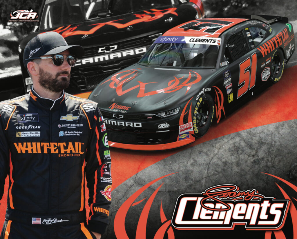 Jeremy Clements Racing Partners with Whitetail Smokeless for Iowa NASCAR Race