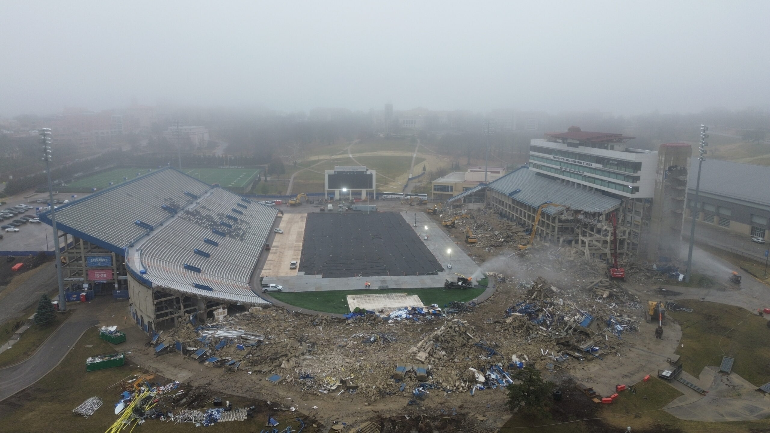 Kansas Football Stadium Renovation: Demolition Complete, New Era Begins