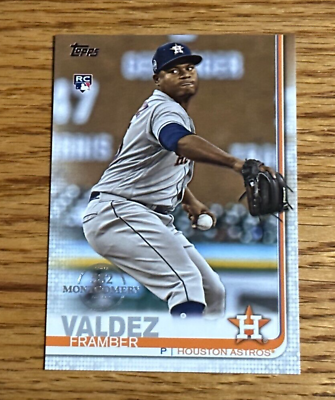 Buy Framber Valdez Rookie Card | 2019 Topps RC 376 – Best Deals Online