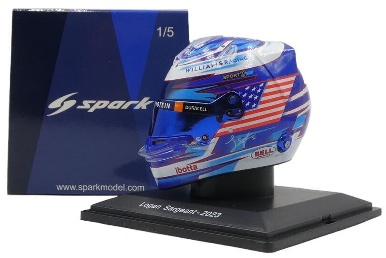 Logan Sargeants 2023 Helmet: The Ultimate Formula 1 Collectible