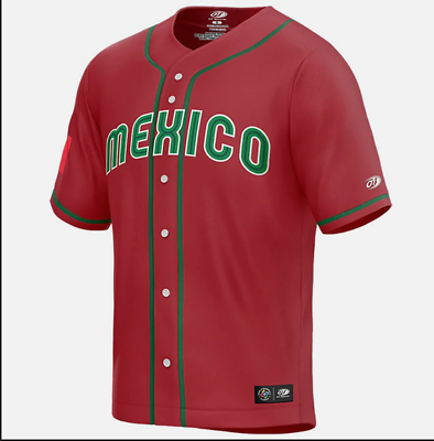 Red Mexico Baseball Jersey - Authentic Nike & Retro Styles Available