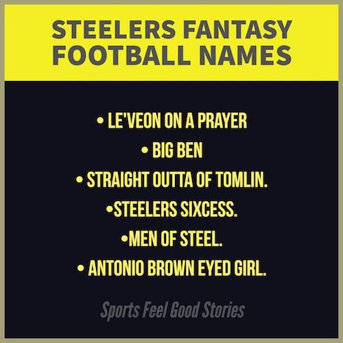 Dirty Steelers Fantasy Football Names for True Fans