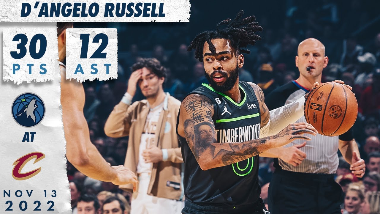 DAngelo Russell Career Stats vs Cleveland Cavaliers: Points, Assists & More