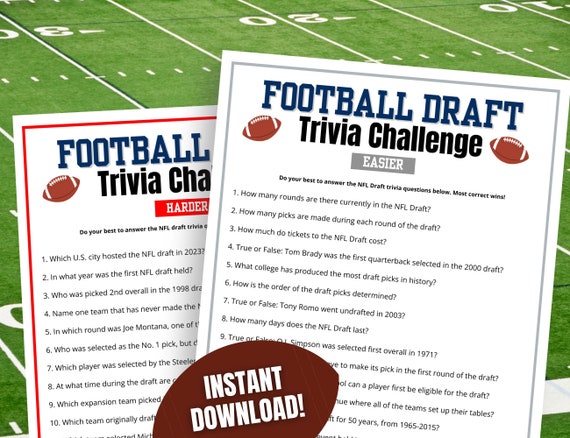 Ultimate NFL Draft Trivia Quiz with Answers: How Well Do You Know the Draft?