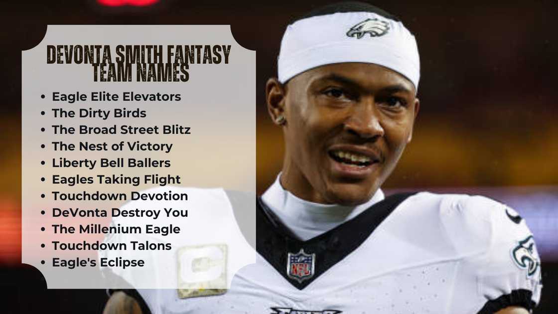 Best Fantasy Football Names Featuring DeVonta Smith