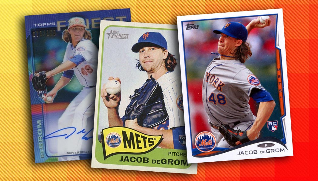 Explore Jacob deGrom Baseball Cards: Rare Rookie & Collectible Cards Available