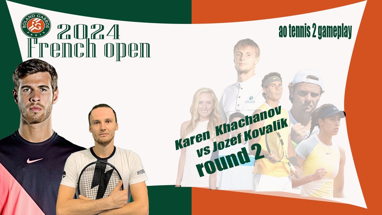 Head-to-Head: Karen Khachanov vs Jozef Kovalik at Roland Garros 2024