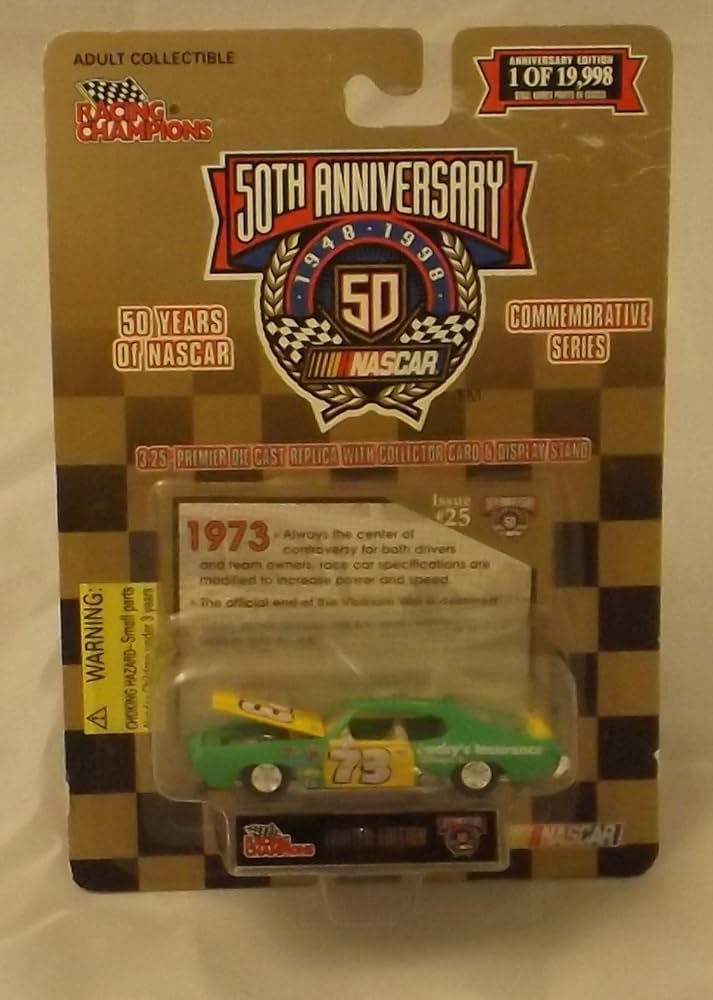 50th Anniversary NASCAR Car: Limited Edition Racing Champions Collectible