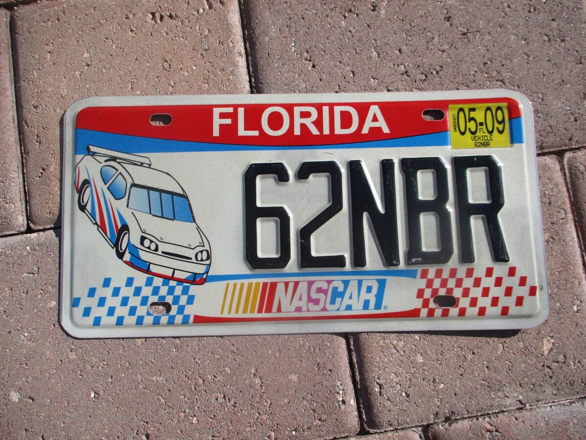Buy Florida NASCAR License Plate – Fast, Easy, and Online Ordering