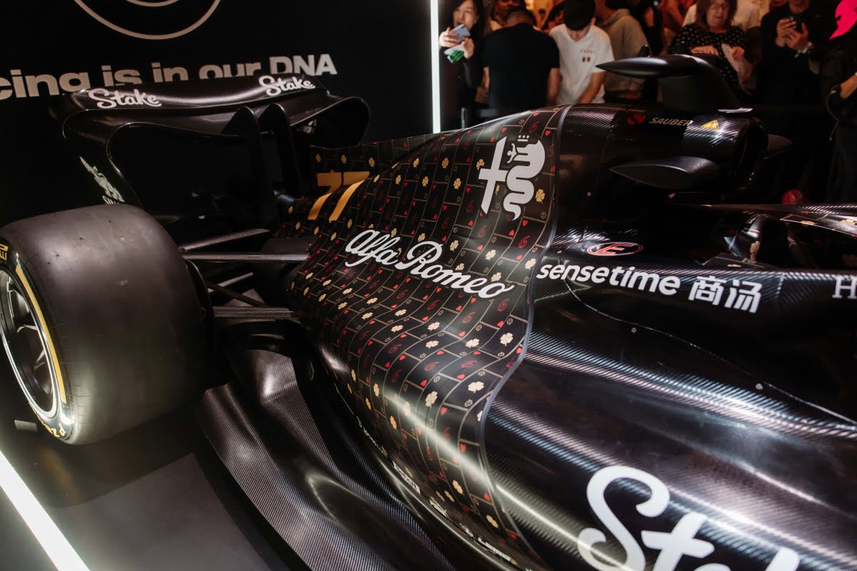 Alfa Romeo F1 Team Unveils Special Black Livery for Las Vegas GP