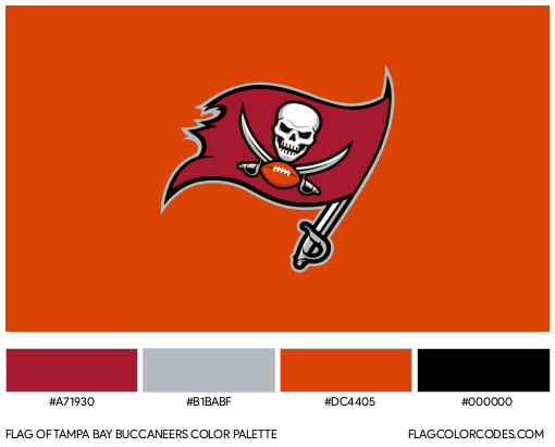 Discover Tampa Bay Buccaneers Hex Codes: Red, Orange, Black & More