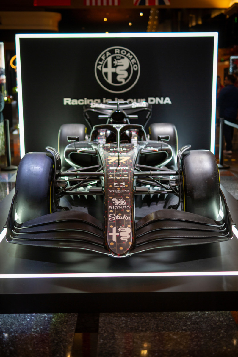 Alfa Romeo F1 Team Unveils Special Black Livery for Las Vegas GP