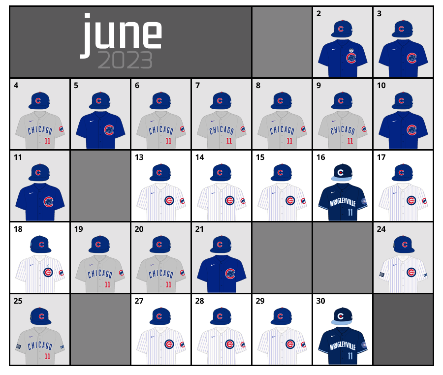 2023 Cubs Uniform Schedule: Holiday Games & City Connect Unveilings