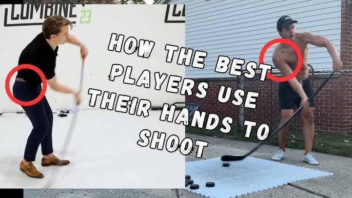 can hockey players use their hands