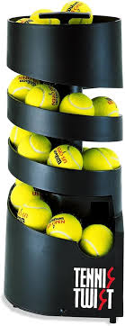 Twister Tennis Ball Machine: Compact, Battery-Operated, Ideal for Tennis Practice