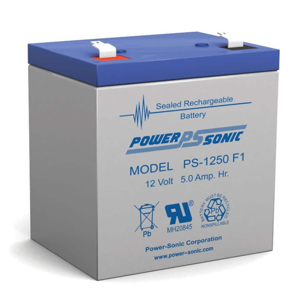 Power Sonic PS-1250 F1: Reliable 12V 5AH SLA Battery