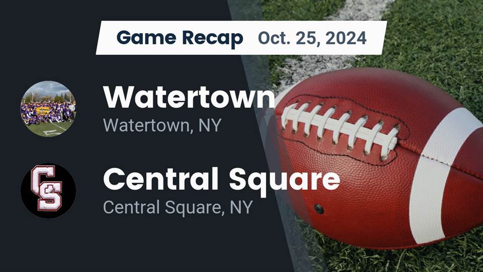 Watertown High School Football: Latest Scores and Results