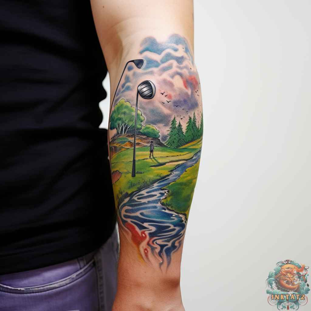 Golf Memorial Tattoos: Unique Ways to Honor a Loved Ones Legacy