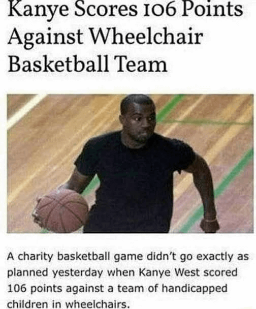 Did Kanye West Score 106 Points in a Charity Basketball Game? Heres the Truth