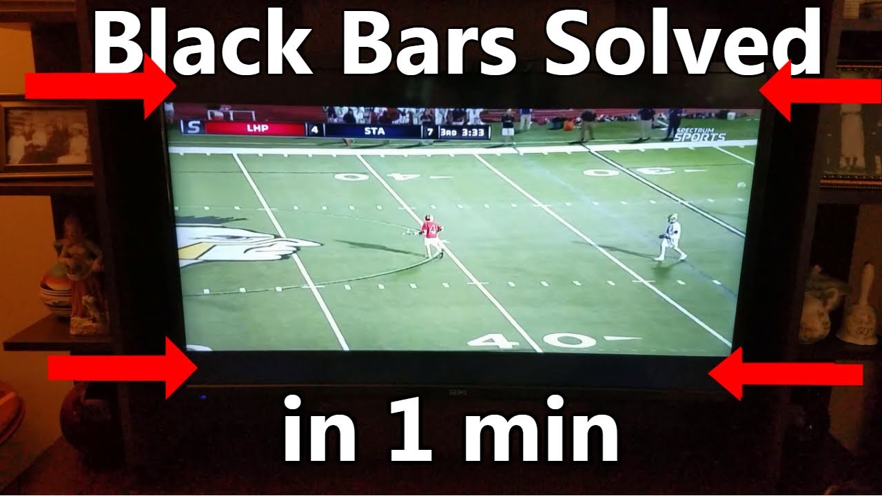 Fix: NFL Network Display Problems – Black Bars and Screen Size