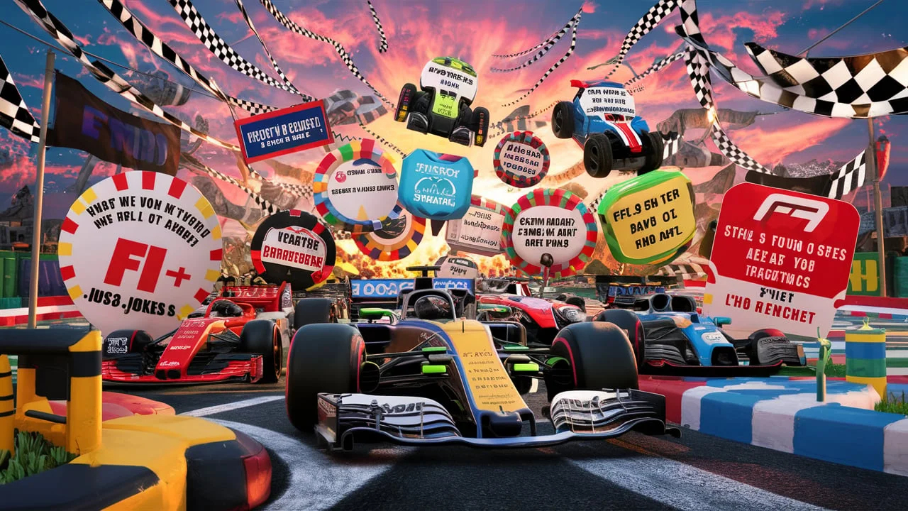 Speed into Laughter: The Best Formula 1 Puns and Wordplay