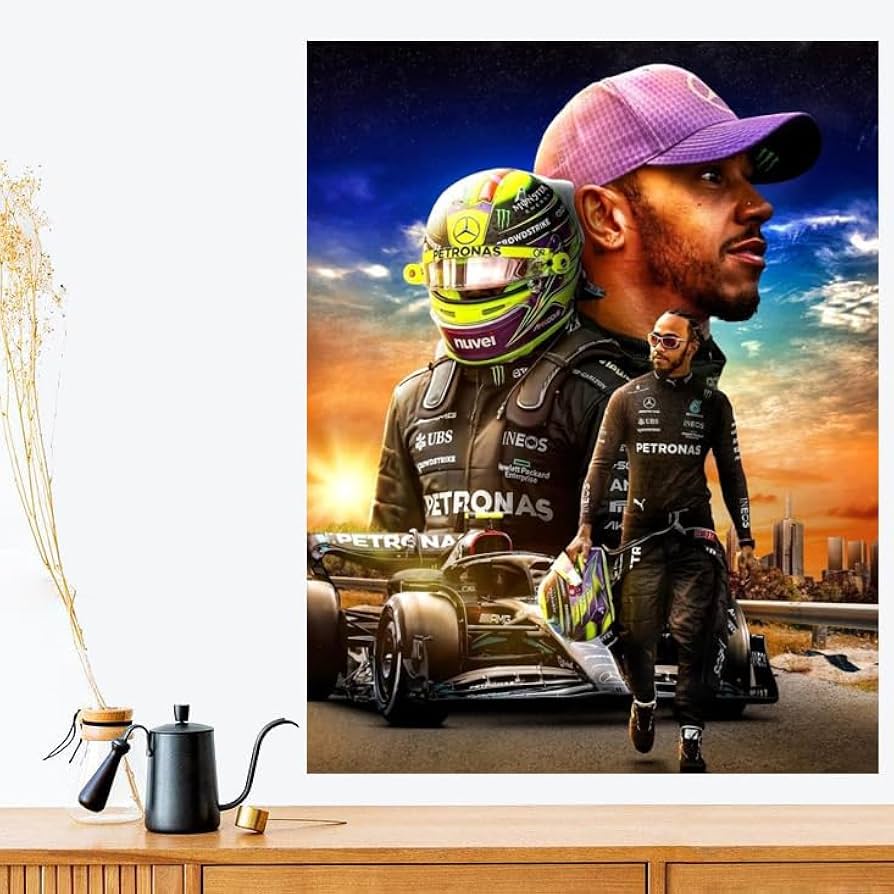 Exclusive Lewis Hamilton Art Print – Perfect for Bedroom & Office Decor