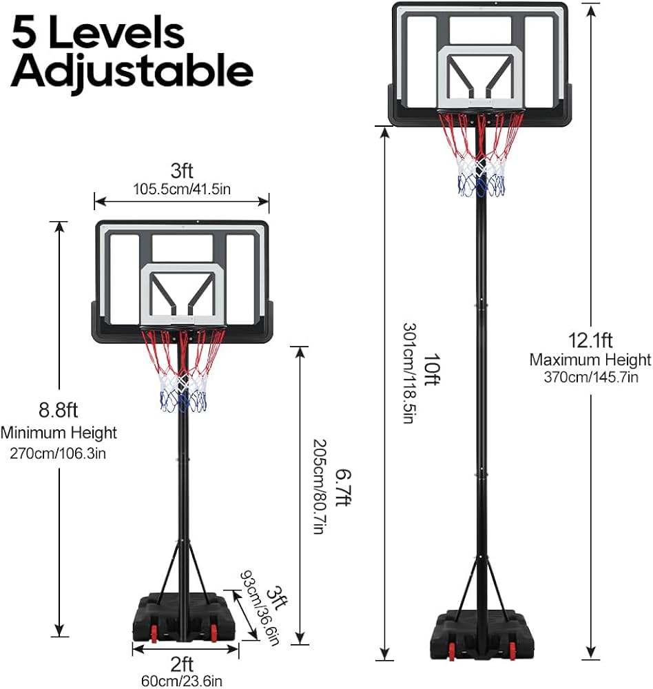 Discover the Exact Height of an NBA Basketball Hoop: 10ft