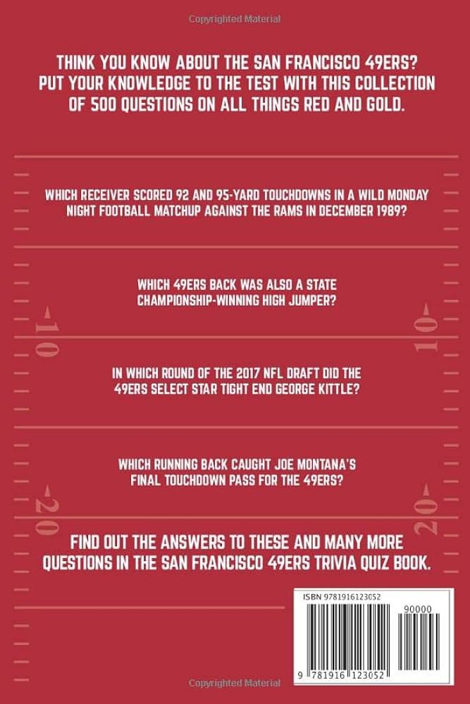 San Francisco 49ers Trivia Questions & Answers: Test Your Knowledge