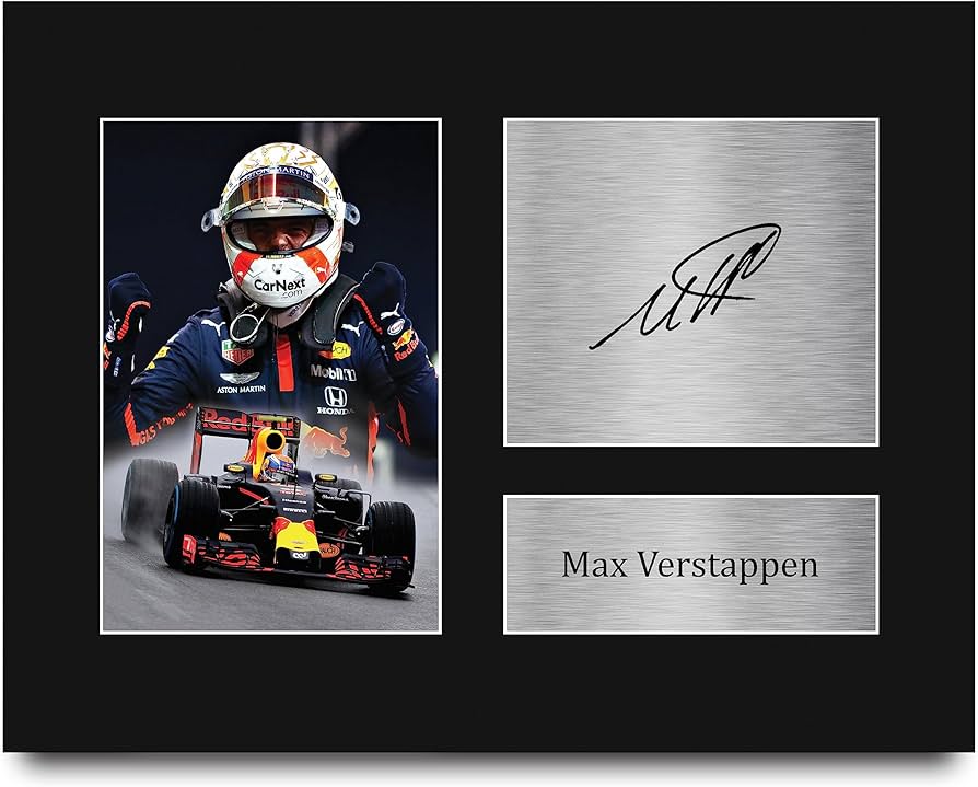 Get Authentic Max Verstappen Autographs - F1 Memorabilia for Fans