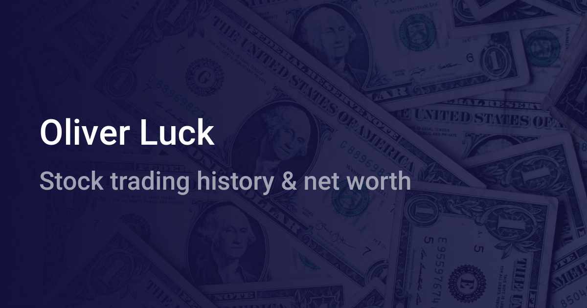 Oliver Luck Net Worth in 2024: Financial Journey of a Sports Executive
