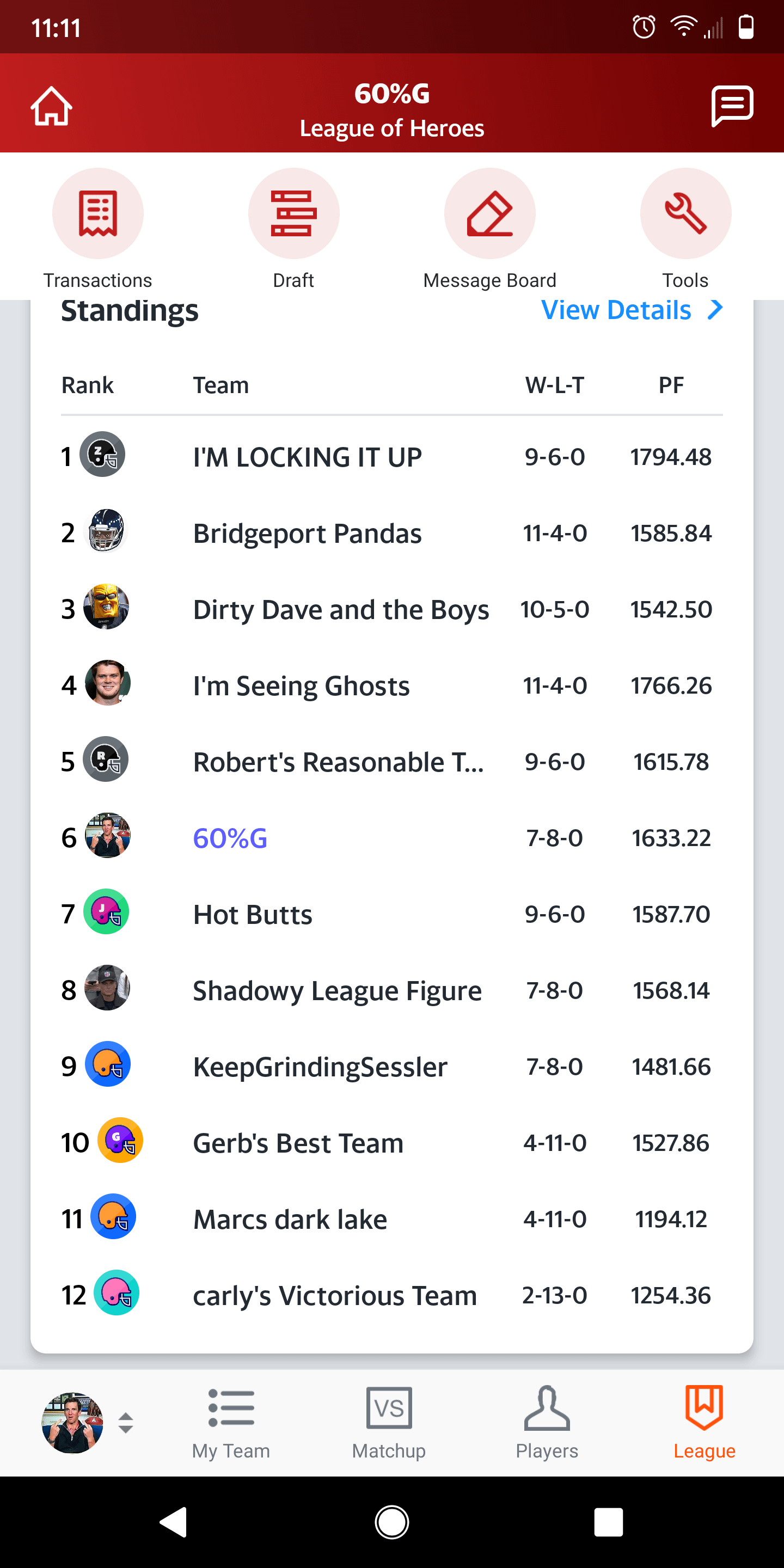 best names for fantasy leagues