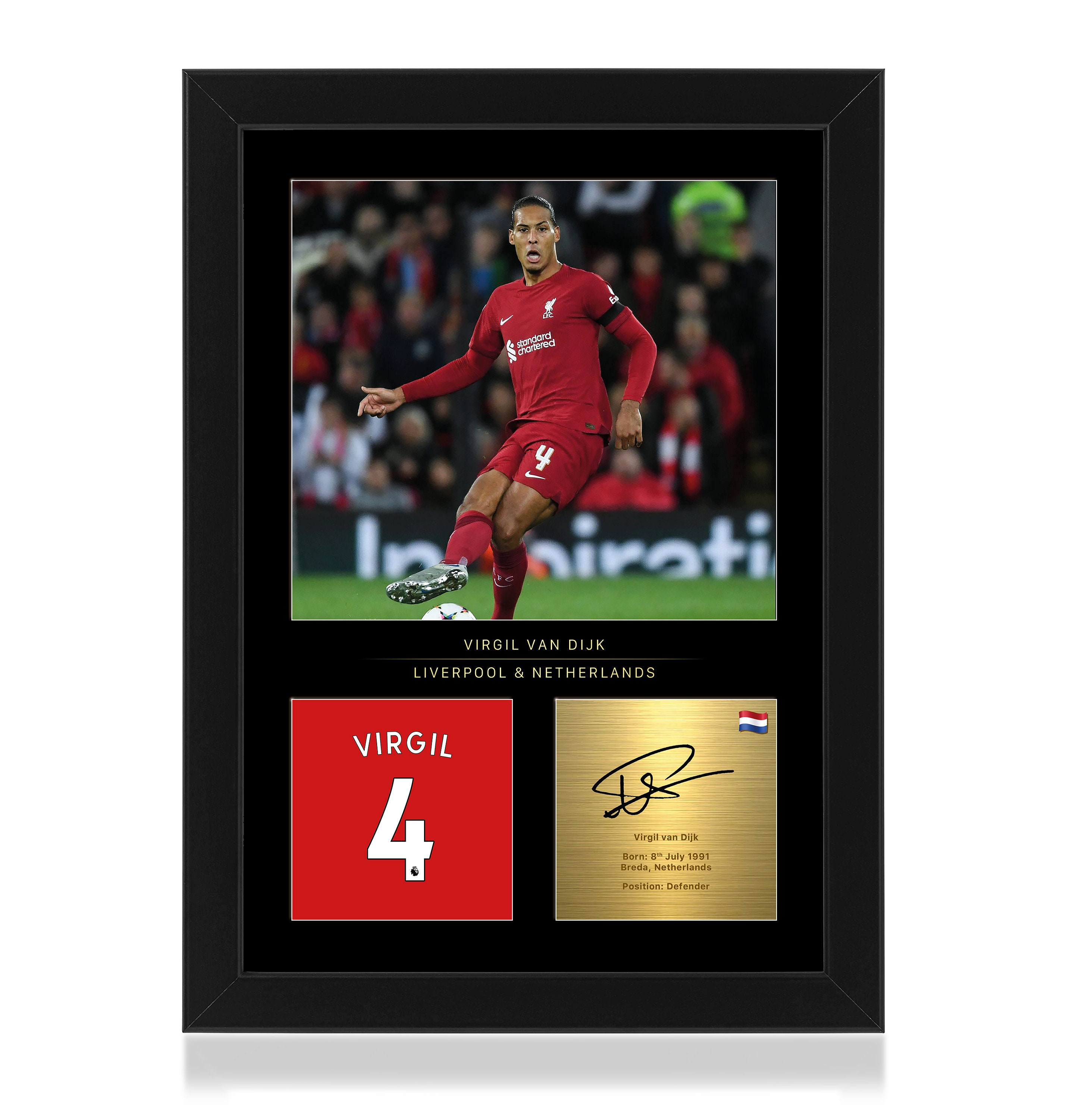 Top Virgil Van Dijk Gifts: Custom T-Shirts, Wall Art & Soccer Memorabilia