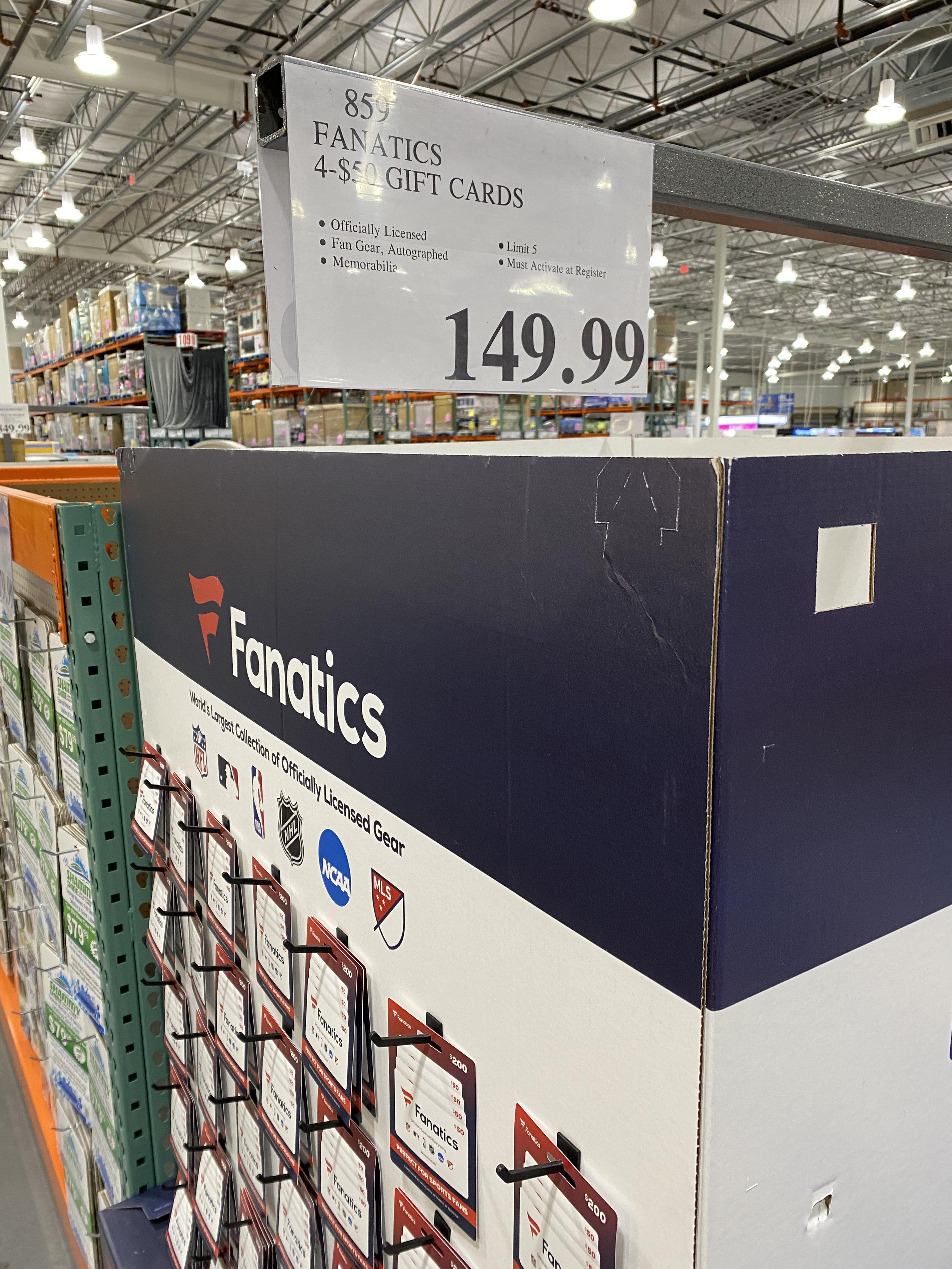 Using a Fanatics gift card at the NFL Shop: Is it possible? Find out now