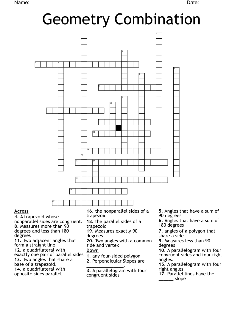 combination crossword