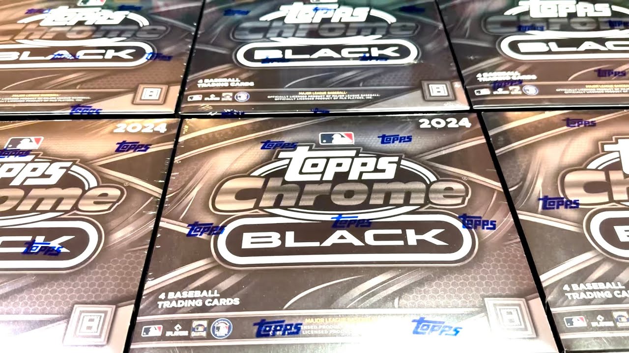 New Release: 2024 Topps Chrome Black Baseball Cards Are Here